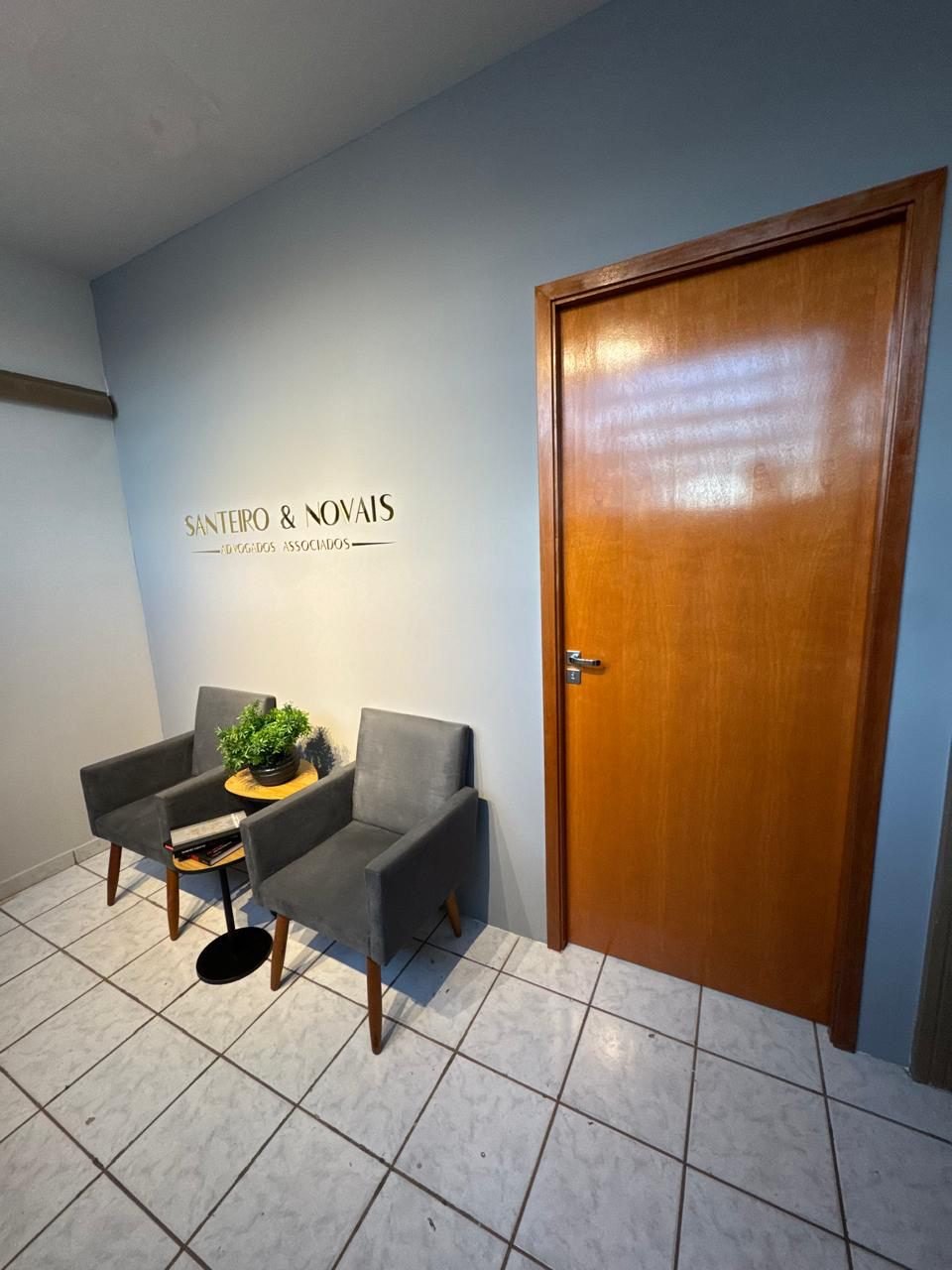 Recepção do escritório Santeiro & Novais Advogados Associados